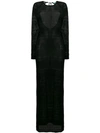 Melissa Odabash Long Knitted Dress In Black