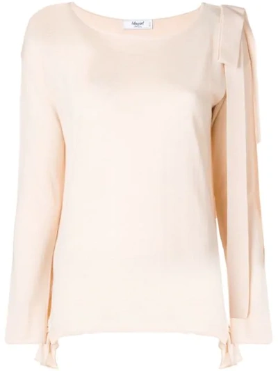 Blugirl Ruffle Trim Top - Pink In Pink