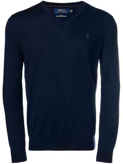 Polo Ralph Lauren Perfectly Fitted Sweater In Blue