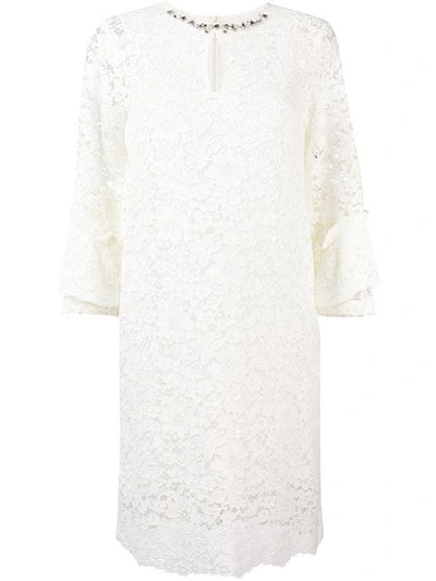 Blugirl Floral Lace Dress - White