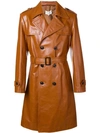 Maison Margiela Double-breasted Boxy Coat In Brown