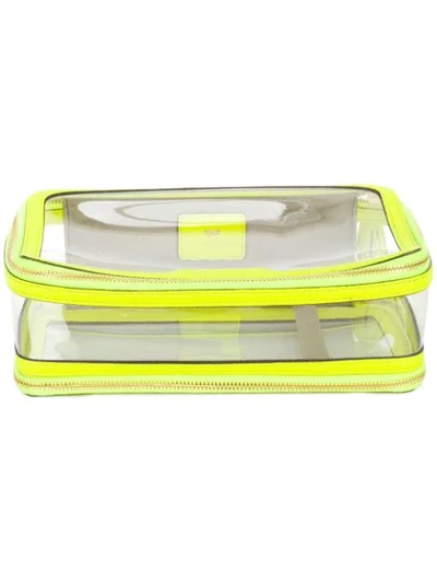 Anya Hindmarch Inflight Make-up Bag In Yellow