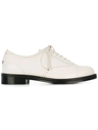 Jimmy Choo Reeve Brogues In White