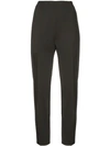 Piazza Sempione Tapered Trousers In Brown