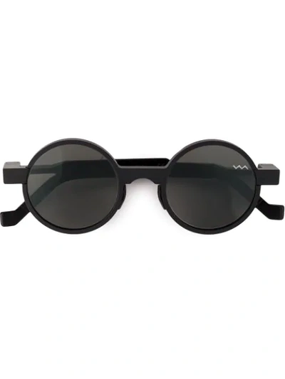 Vava Round Frame Sunglasses In Black