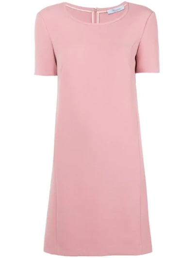 Blumarine Shortsleeved Mini Dress - Pink