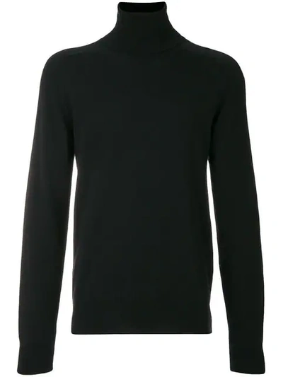 Ami Alexandre Mattiussi Turtleneck Sweater In Black