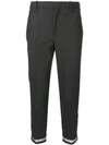 Neil Barrett Zip-detail Trousers In Grey