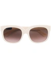 Gucci Square Sunglasses In White