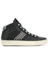 Leather Crown Crown Wiconic Sneakers - Black