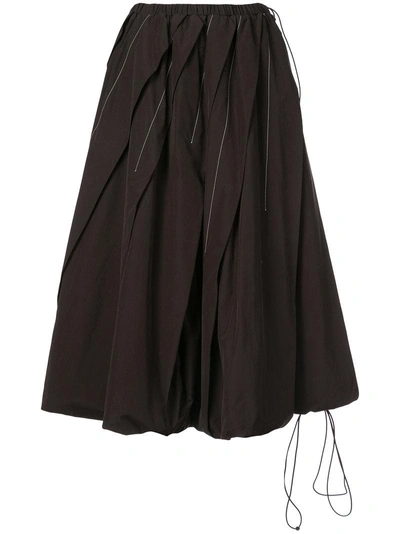 Marni Pleated Skirt - Brown