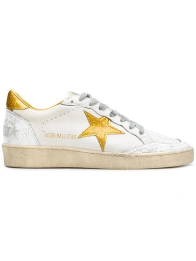 Golden Goose Ball Star Sneakers In White