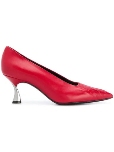 Casadei Pointed Toe Pumps - Red