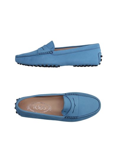 Tod's Moccasins In Azure | ModeSens