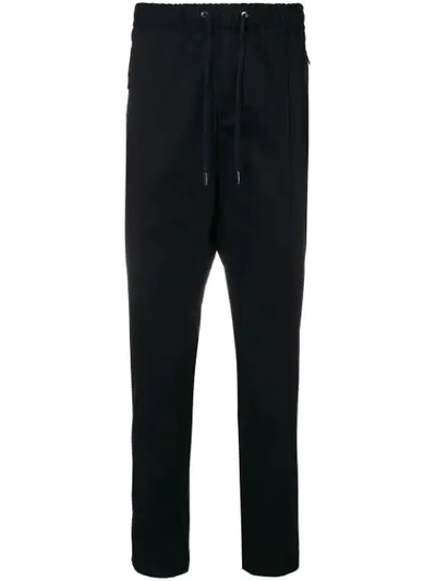 Dolce & Gabbana Elasticated Waist Track Pants In Blue