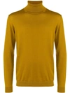 Roberto Collina Roll-neck Sweater - Yellow