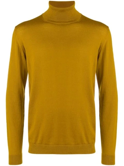 Roberto Collina Roll-neck Sweater - Yellow In Yellow
