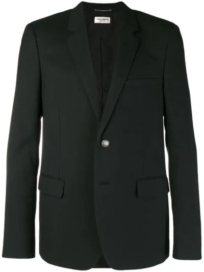 Saint Laurent Classic Fitted Blazer In Black