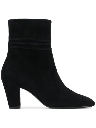 Dorateymur Square Toe Ankle Boots In Black-black