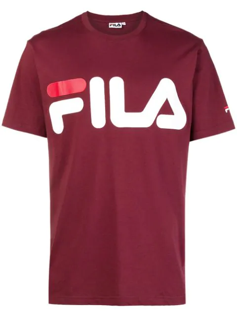 Fila Classic Logo Tee In Red | ModeSens