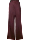 Alexander Wang T Side Button Stripe Trousers In Pink