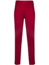 P.a.r.o.s.h Slim Fit Trousers In Red