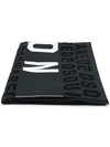 Dsquared2 Icon Beach Towel In Black