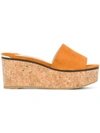 Jimmy Choo Deedee 80 Mules In Yellow & Orange