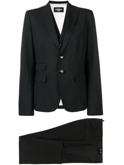 Dsquared2 Three Piece Suit - Black