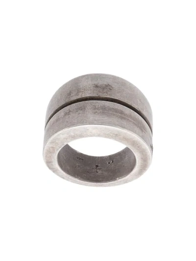 Parts Of Four Crevice Ring In Grey