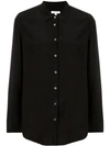 Equipment Longsleeved Buttoned Blouse In Black