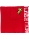 Kenzo Jumping Tiger Scarf - Red