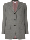 Thom Browne Wide Lapel Sport Coat In Grey