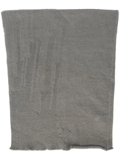 Label Under Construction Square Beanie In Grey
