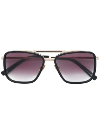Frency & Mercury The Vintage Square Sunglasses In Black