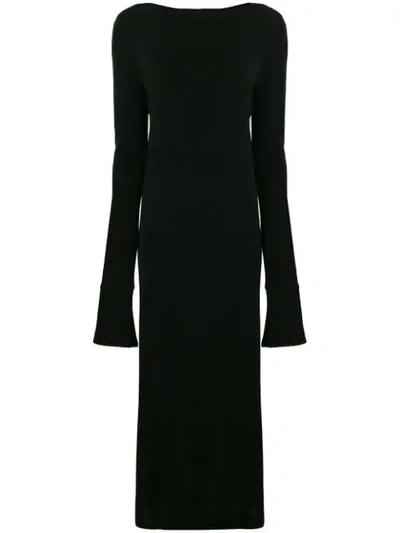 Maison Margiela Oversized Midi Dress - Black