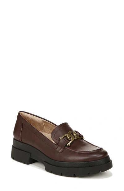 Soul Naturalizer Onyx Bit Platform Loafer In Chocolate Faux Leather
