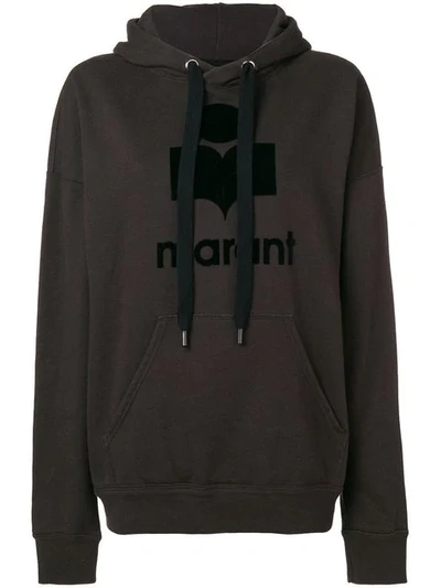 Isabel Marant Étoile Mansel Logo Hoodie - Black