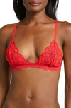 Hah Chi Soft Cup Bra In Siren Red