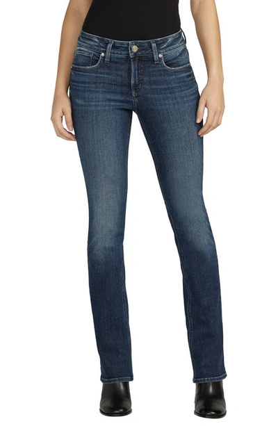 Silver Jeans Co. Elyse Comfort Fit Slim Bootcut Jeans In Indigo