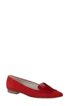 Paul Green Teddy Pointed Toe Flat In Salsa Combo