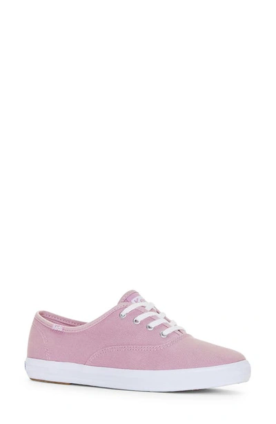 Keds Champion Sneaker In Mauve Canvas