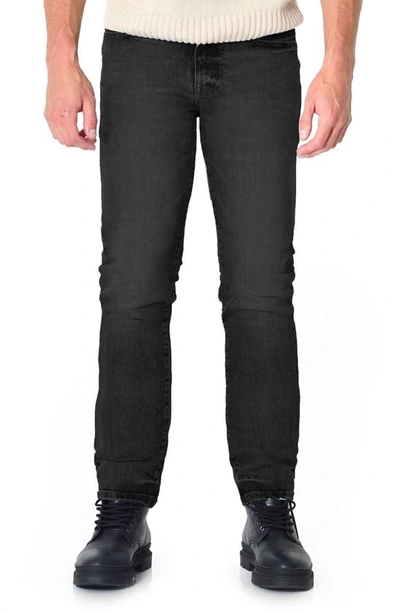 Fidelity Denim Torino Coated Slim Fit Jeans In Black