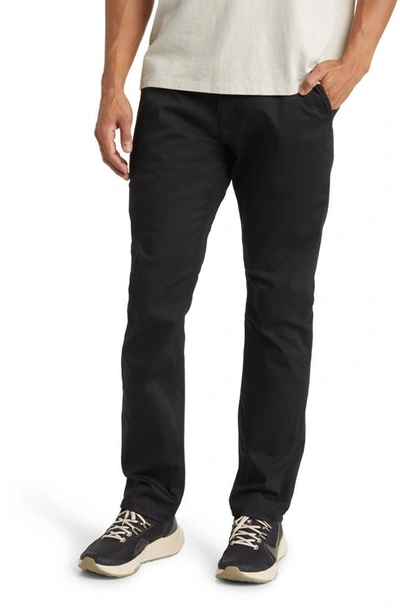 Duer Smart Stretch Relaxed Performance Trousers In Black