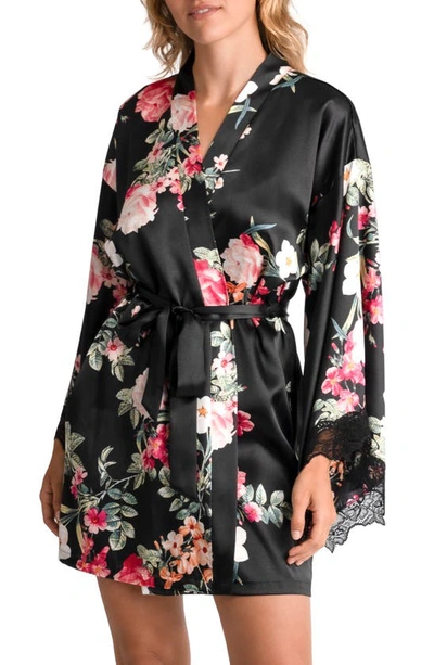 In Bloom By Jonquil Romance Lace Trim Wrap In Black