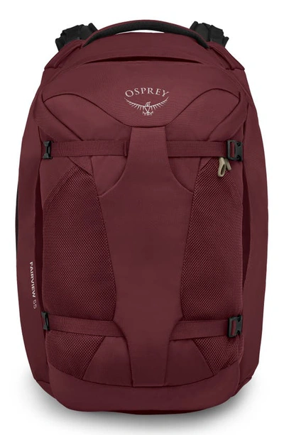 Osprey Fairview 55-liter Travel Backpack In Zircon Red