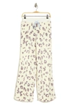 Honeydew Intimates Ice Breaker Fair Isle Faux Fur Pajama Pants In Snow Leopard