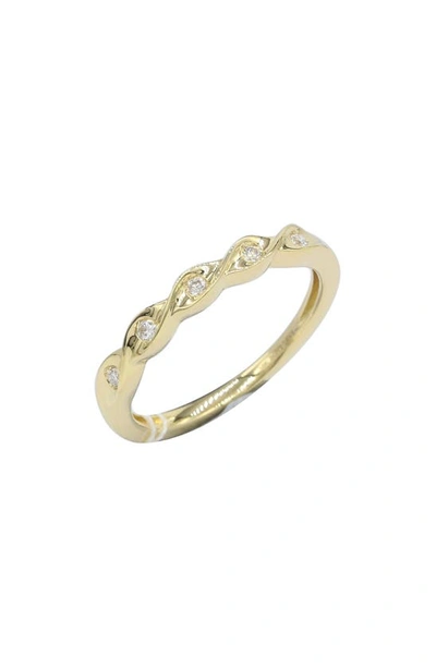 Bony Levy Twisted Diamond Ring In 18k Yellow Gold