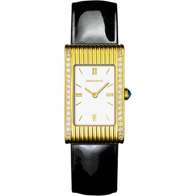 Boucheron Reflet Medium 18ct Yellow Gold And Diamond Watch