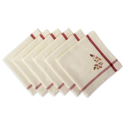 Dii Thanksgiving Fall Leaves Napkin (set Of 6)